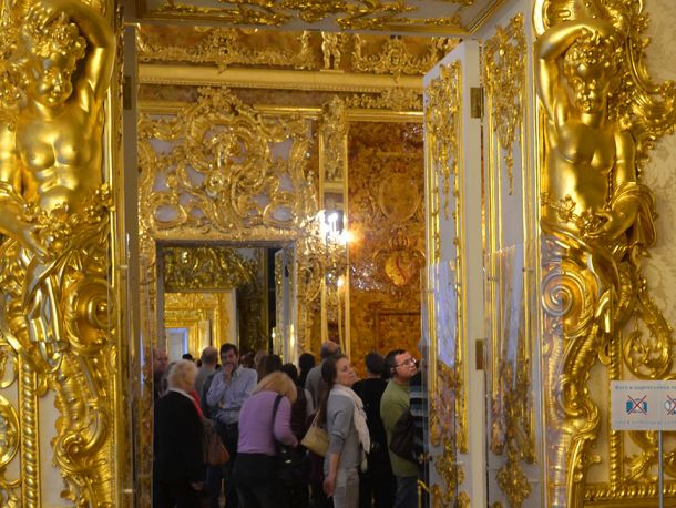 Entrata nella sala d’Ambra   