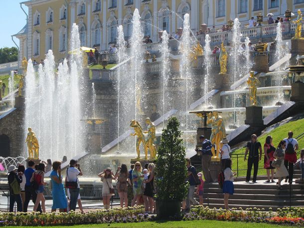 Peterhof. Cascata Grande    